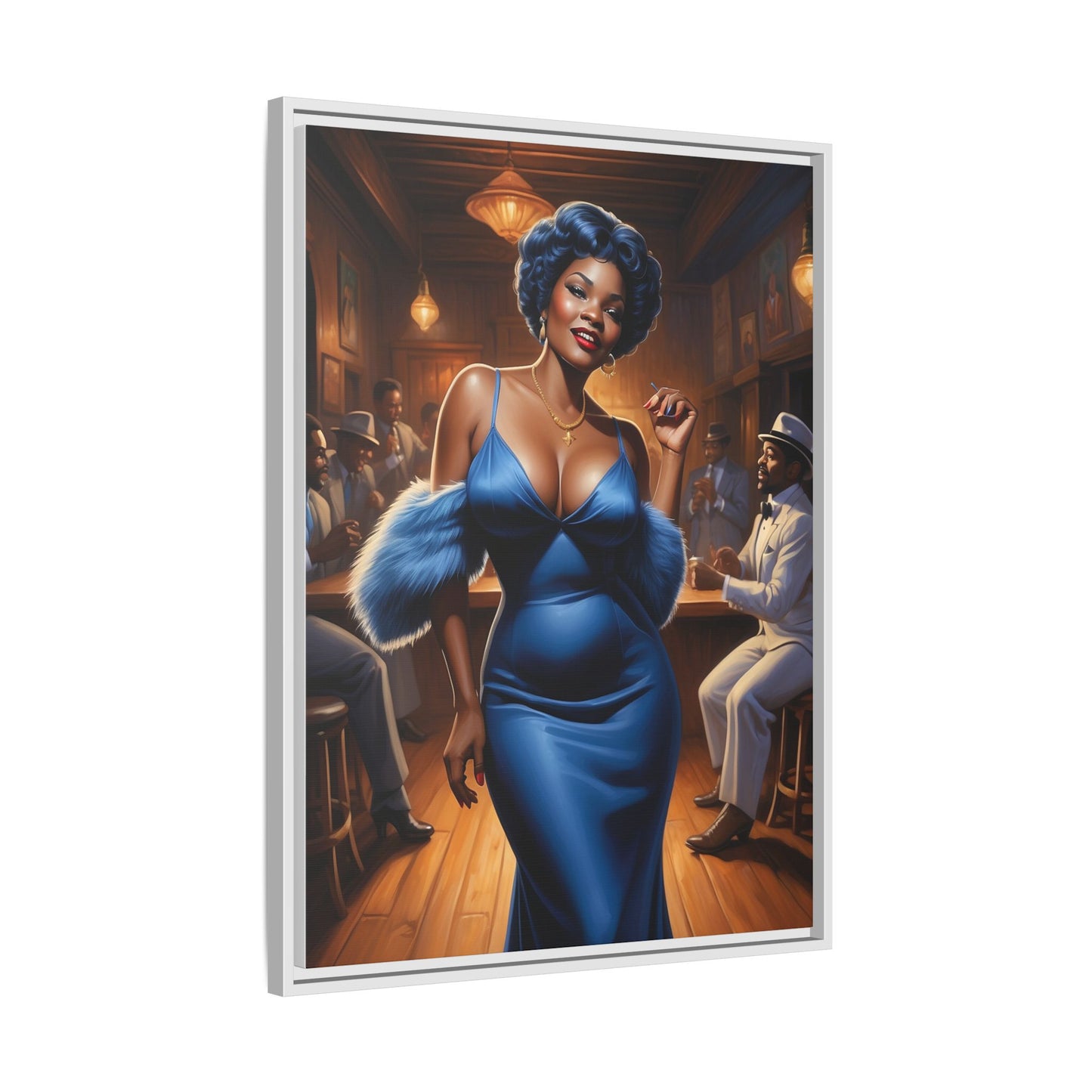 Matte Canvas, Framed (Multi-color)