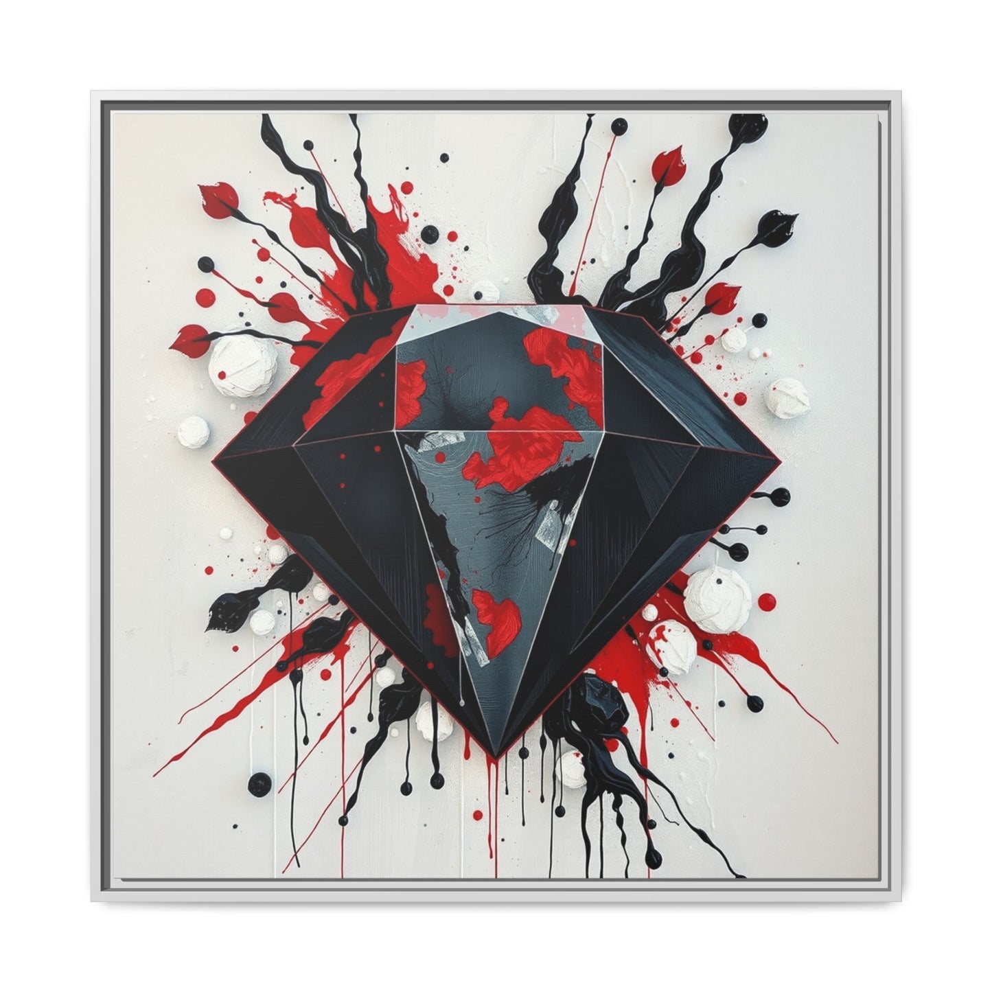 Matte Canvas, Framed (Multi-color)