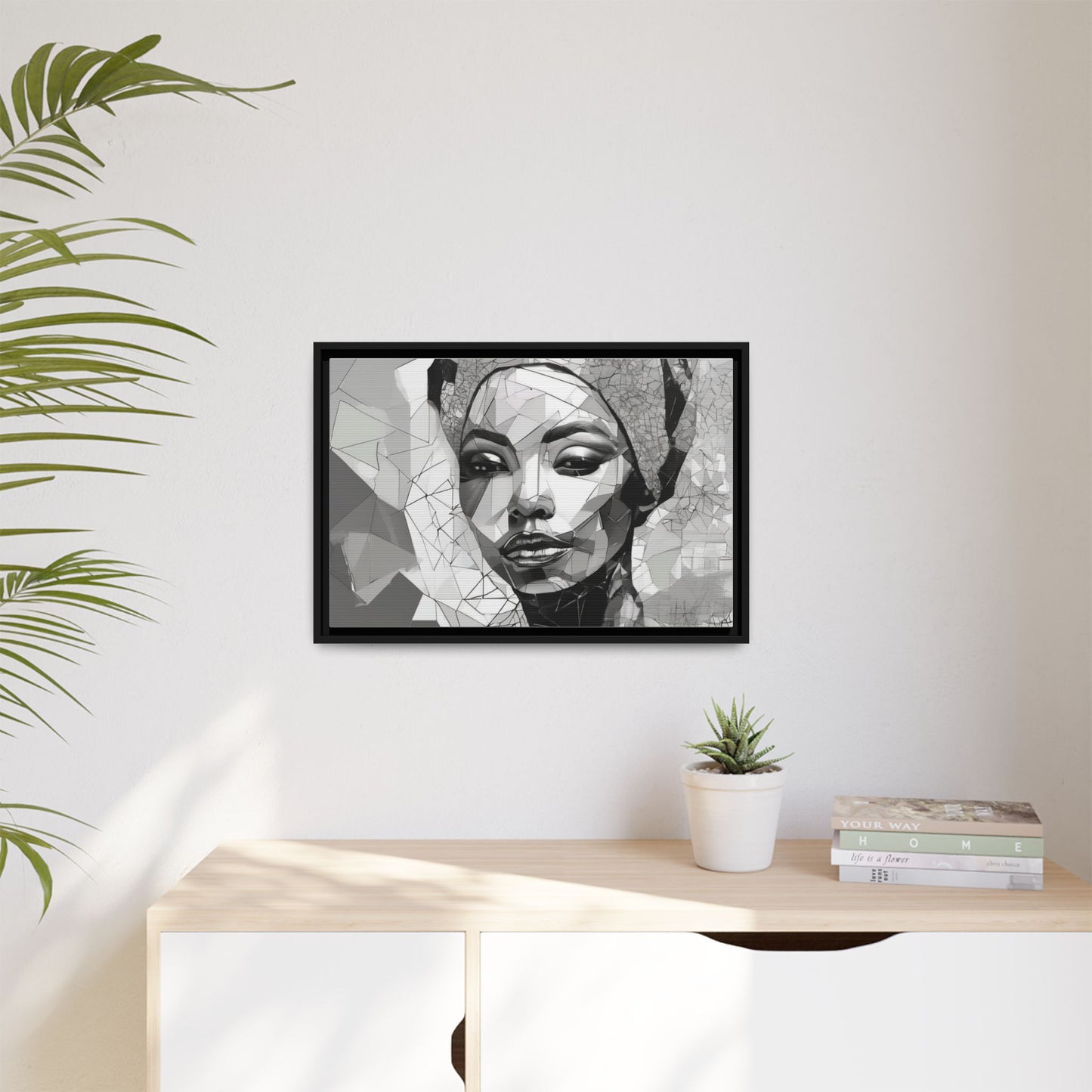 Fractured Grace: Portrait in Prism