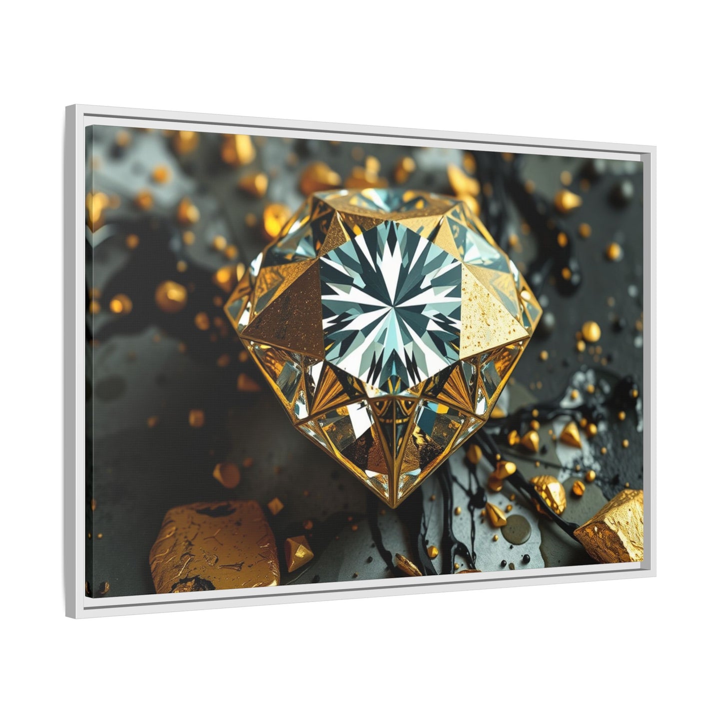 Matte Canvas, Framed (Multi-color)