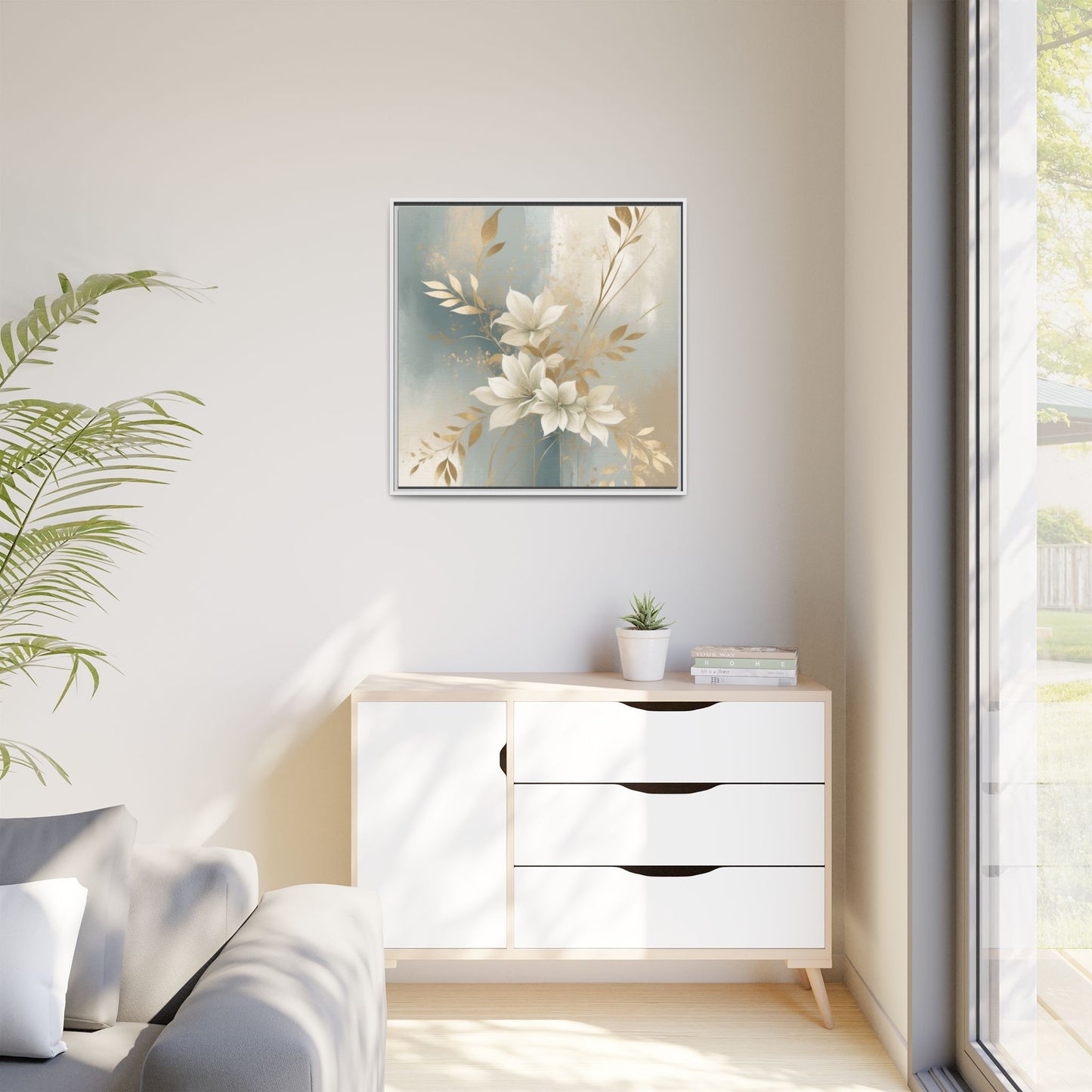 Matte Canvas, Framed (Multi-color)