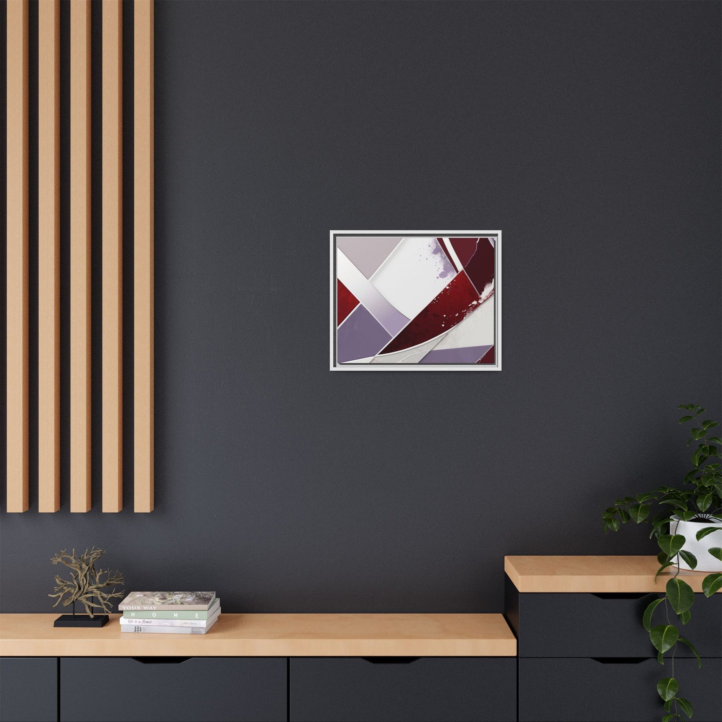 Matte Canvas, Framed (Multi-color)