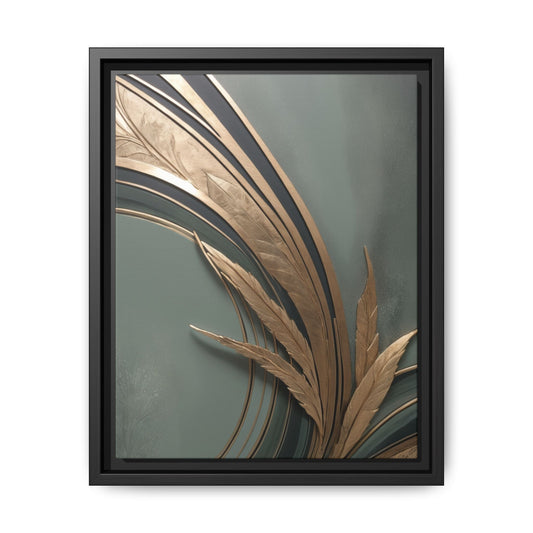 Vibrant Framed Matte Canvas Art - Multicolor Wall Decor for Home & Office