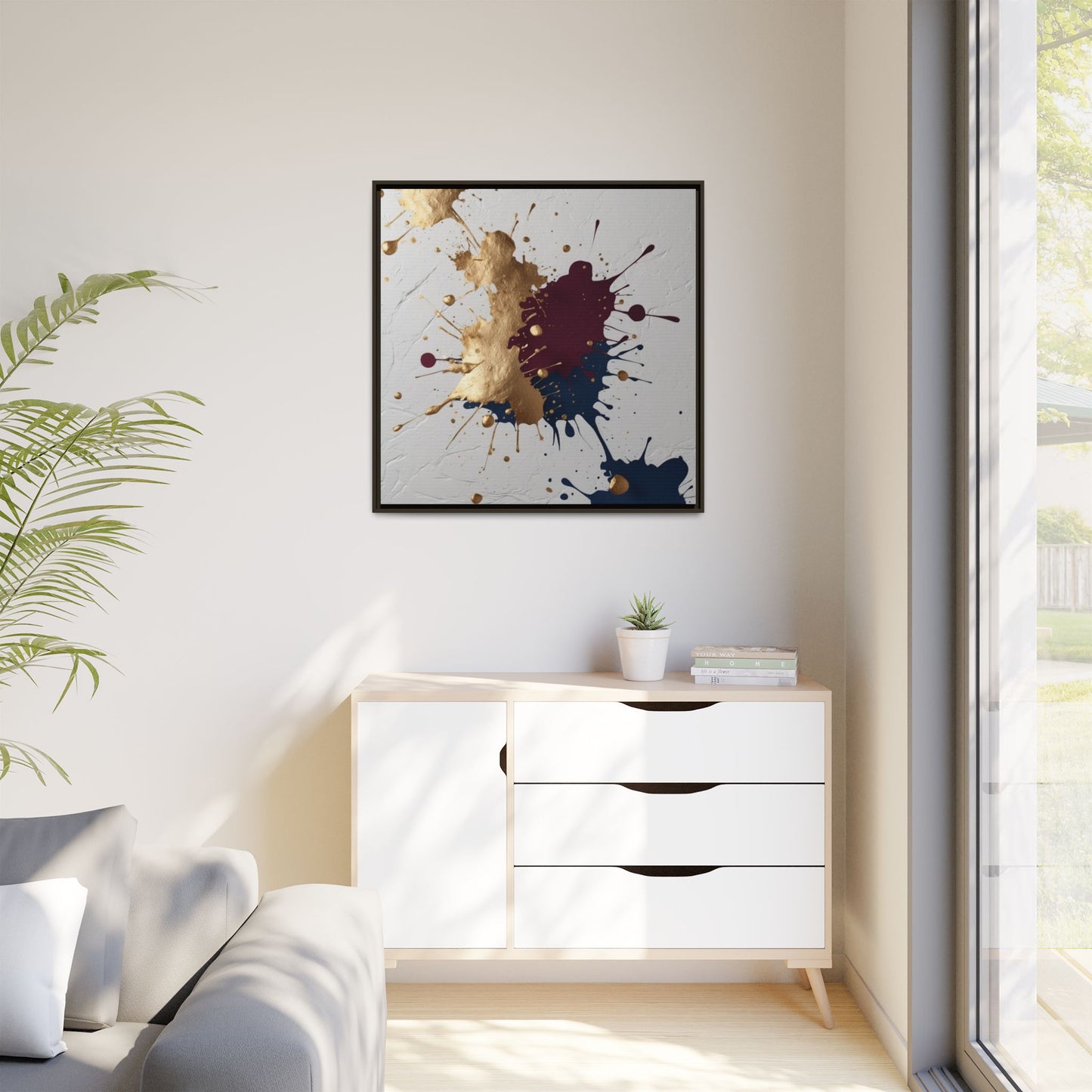 Matte Canvas, Framed (Multi-color)