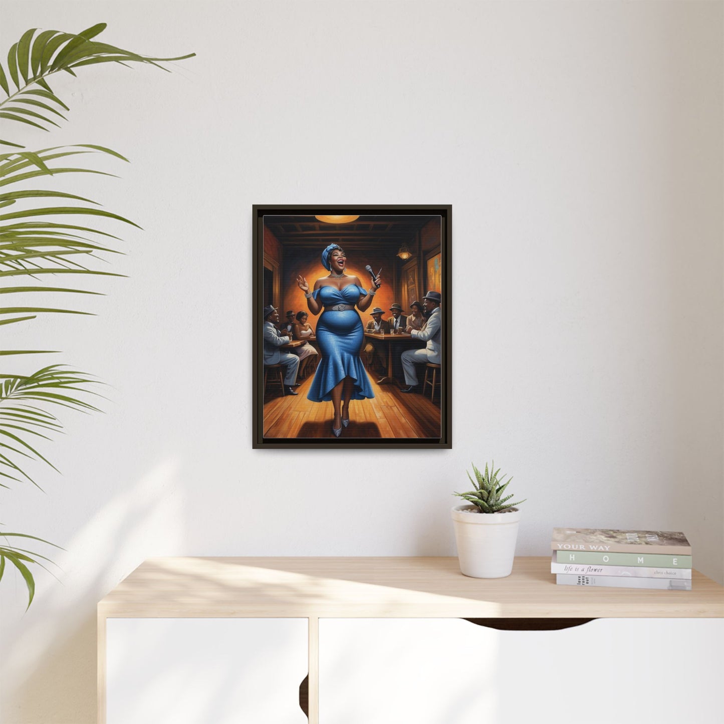 Matte Canvas, Framed (Multi-color)