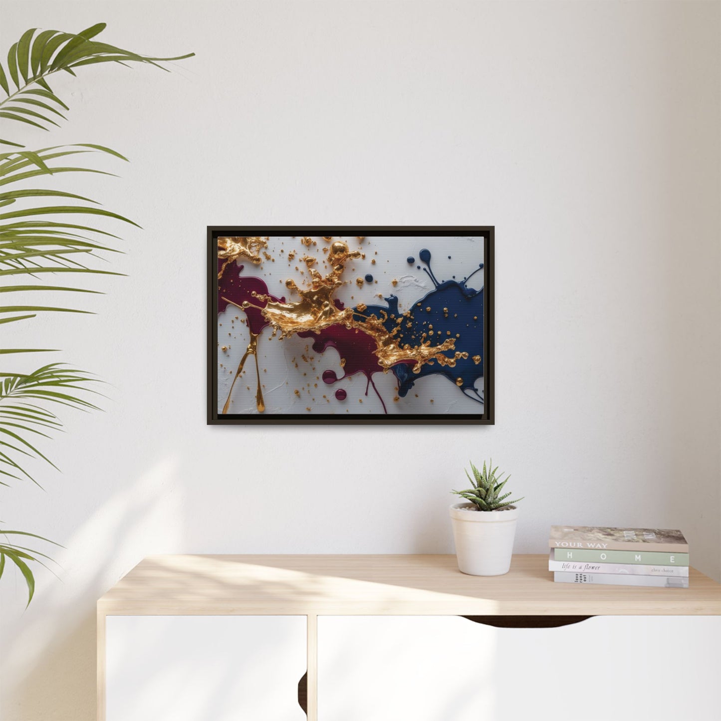 Matte Canvas, Framed (Multi-color)
