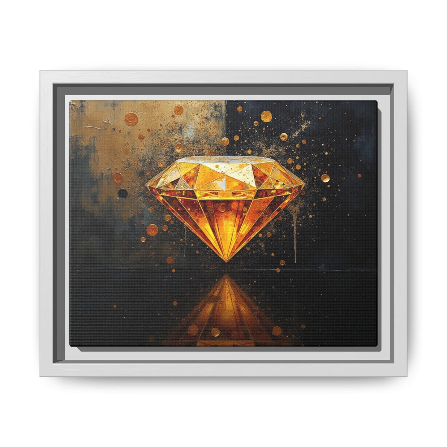 Matte Canvas, Framed (Multi-color)