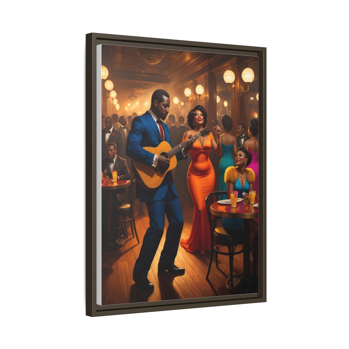 Matte Canvas, Framed (Multi-color)
