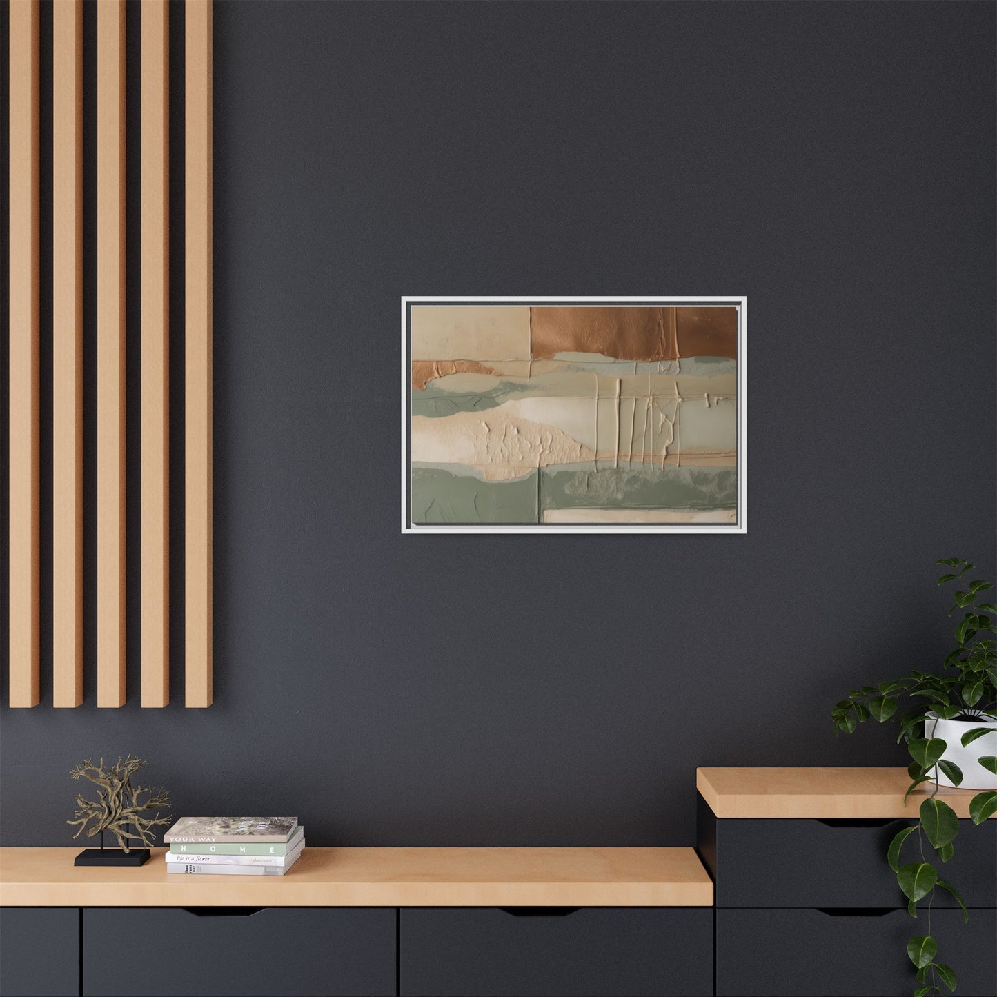 Matte Canvas, Framed (Multi-color)