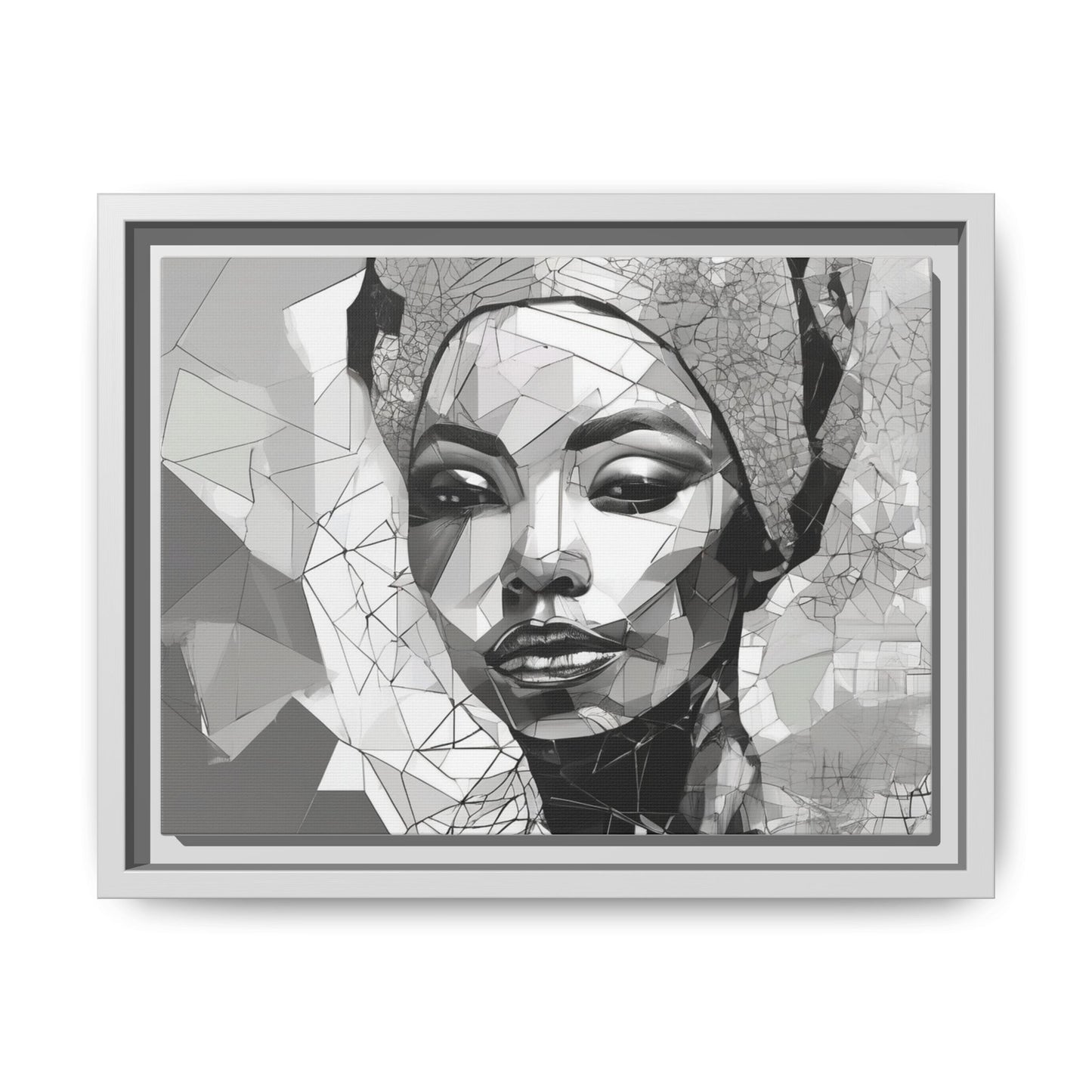 Fractured Grace: Portrait in Prism