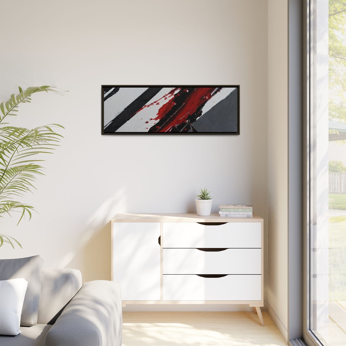 Matte Canvas, Framed (Multi-color)
