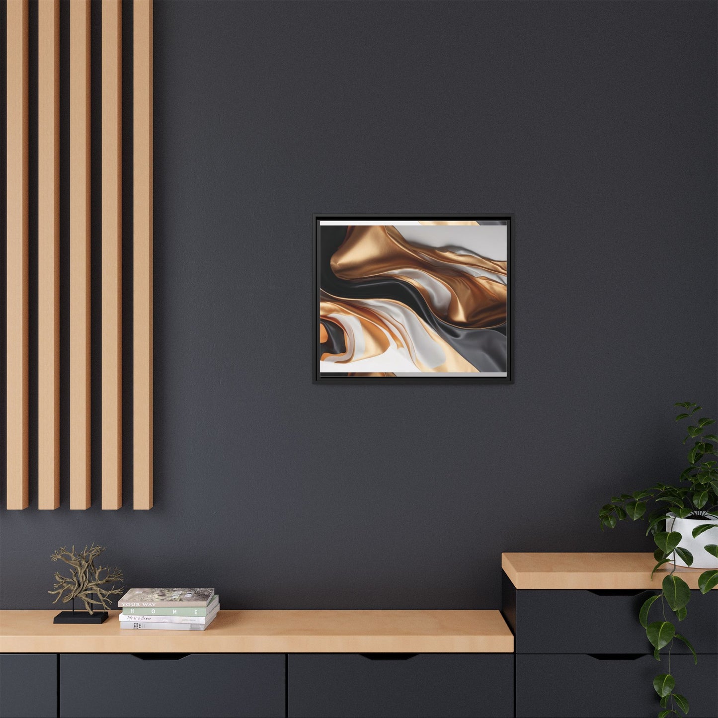 Matte Canvas, Framed (Multi-color)