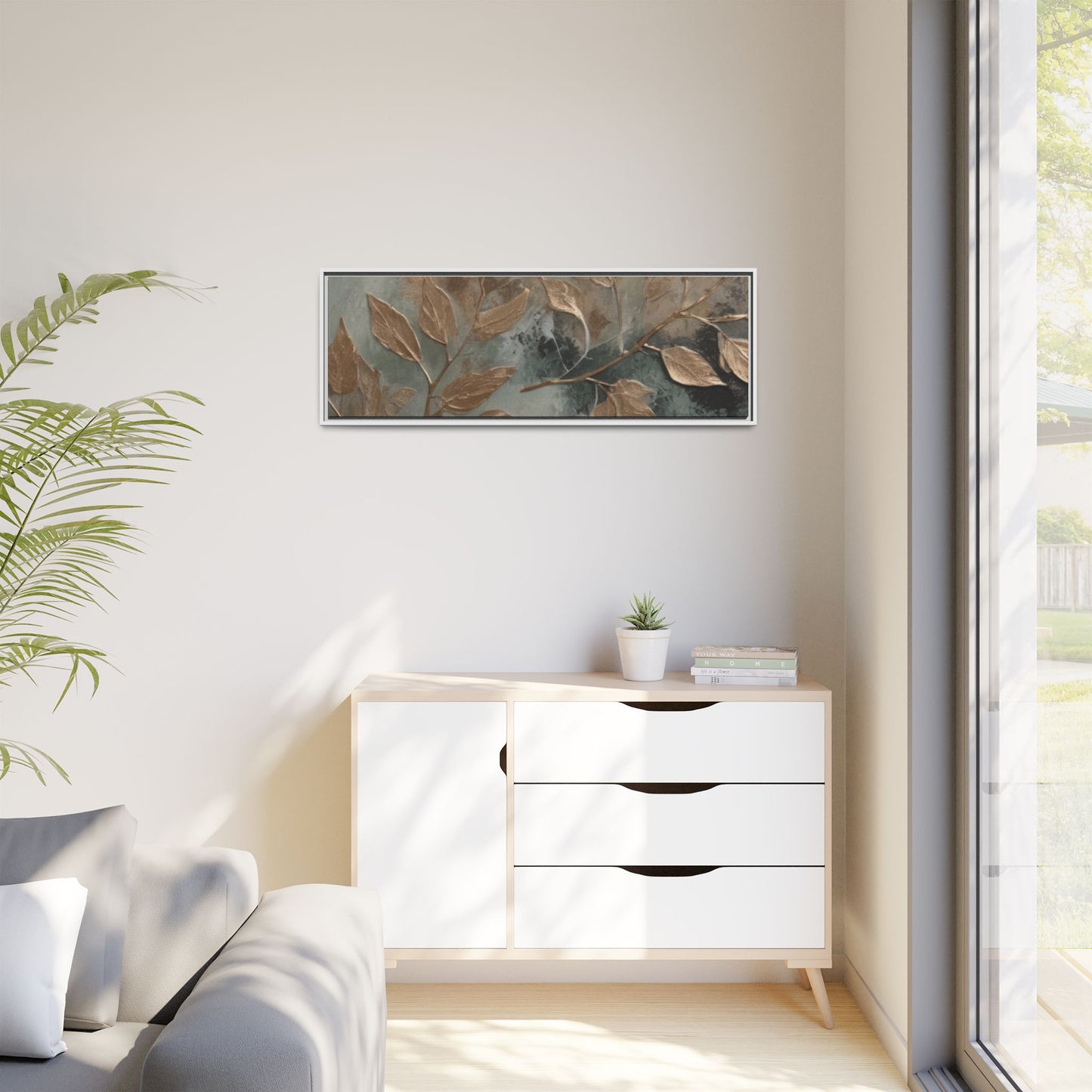 Matte Canvas, Framed (Multi-color)