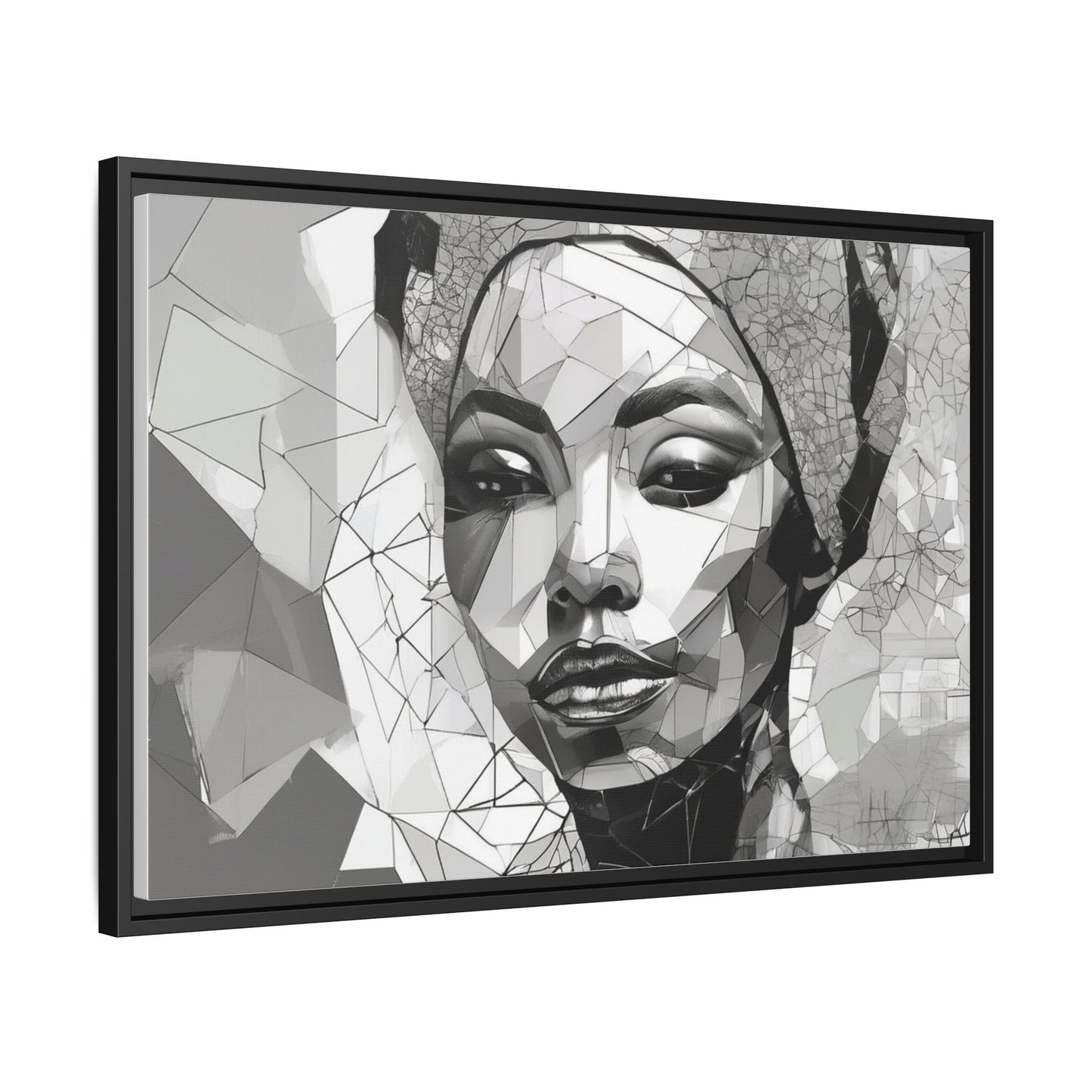 Fractured Grace: Portrait in Prism