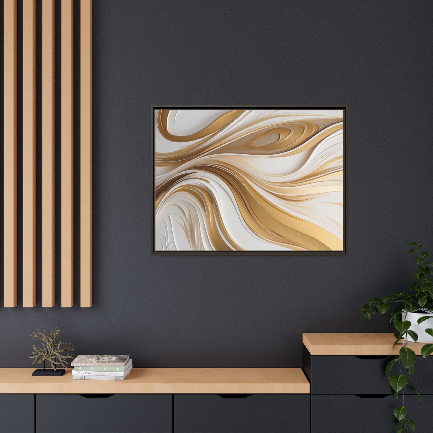 Matte Canvas, Framed (Multi-color)