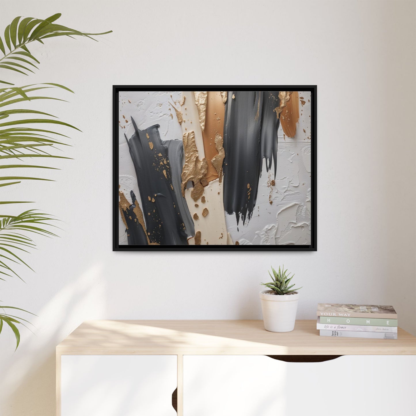 Matte Canvas, Framed (Multi-color)