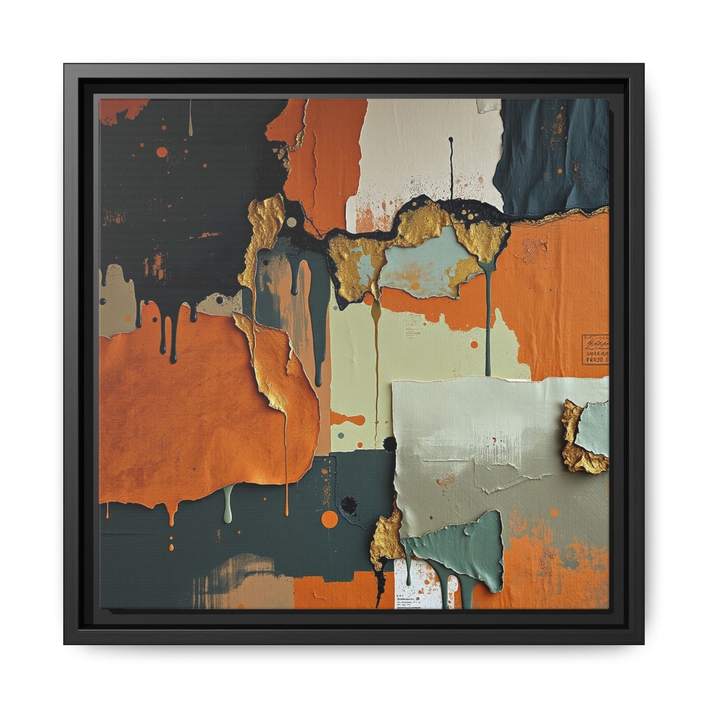 Matte Canvas, Framed (Multi-color)