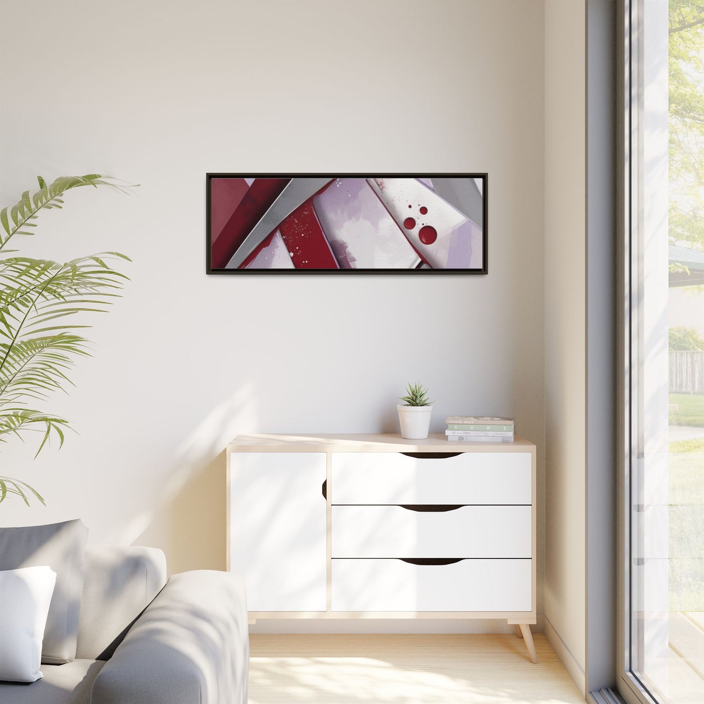 Matte Canvas, Framed (Multi-color)