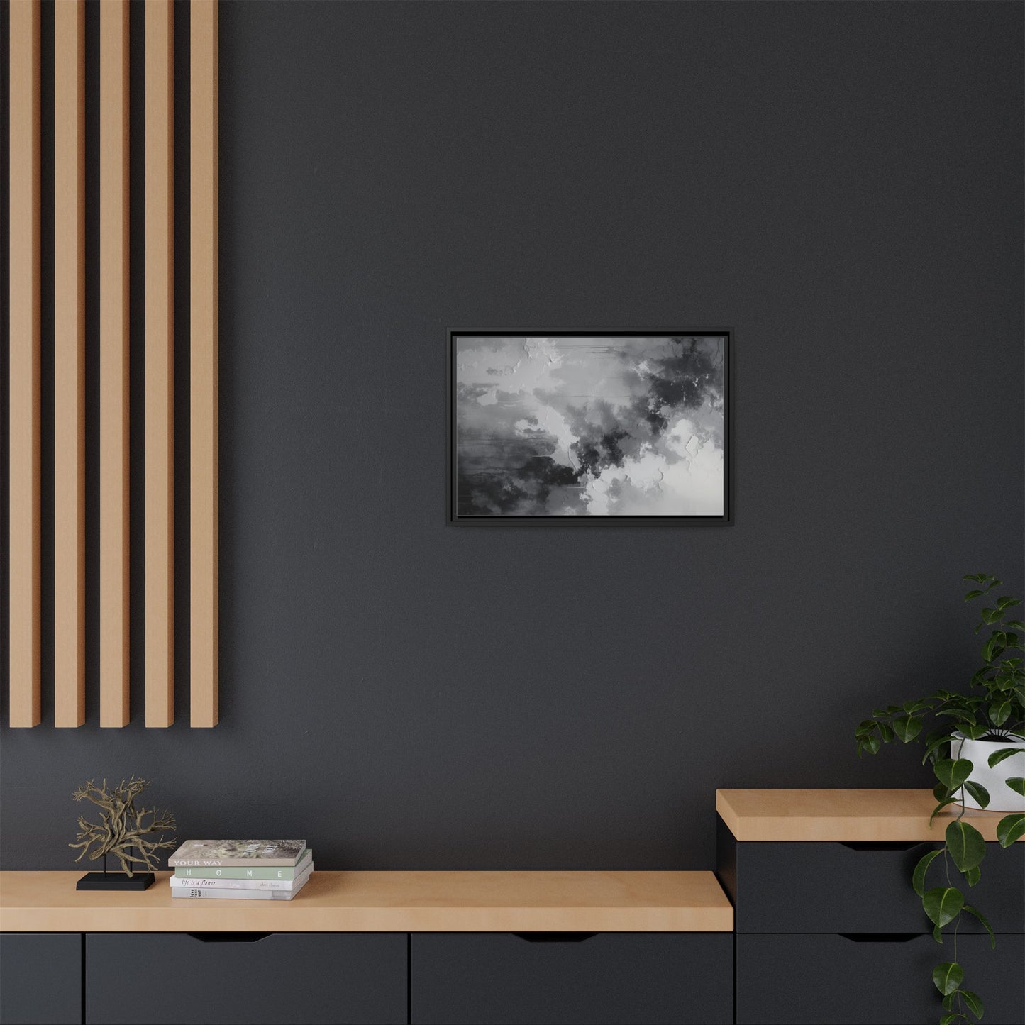 Matte Canvas, Framed (Multi-color)
