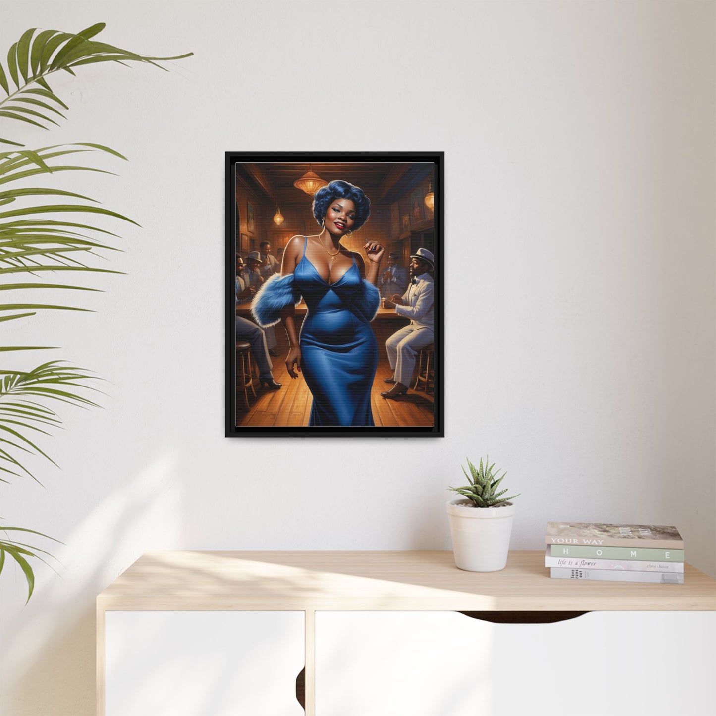 Matte Canvas, Framed (Multi-color)