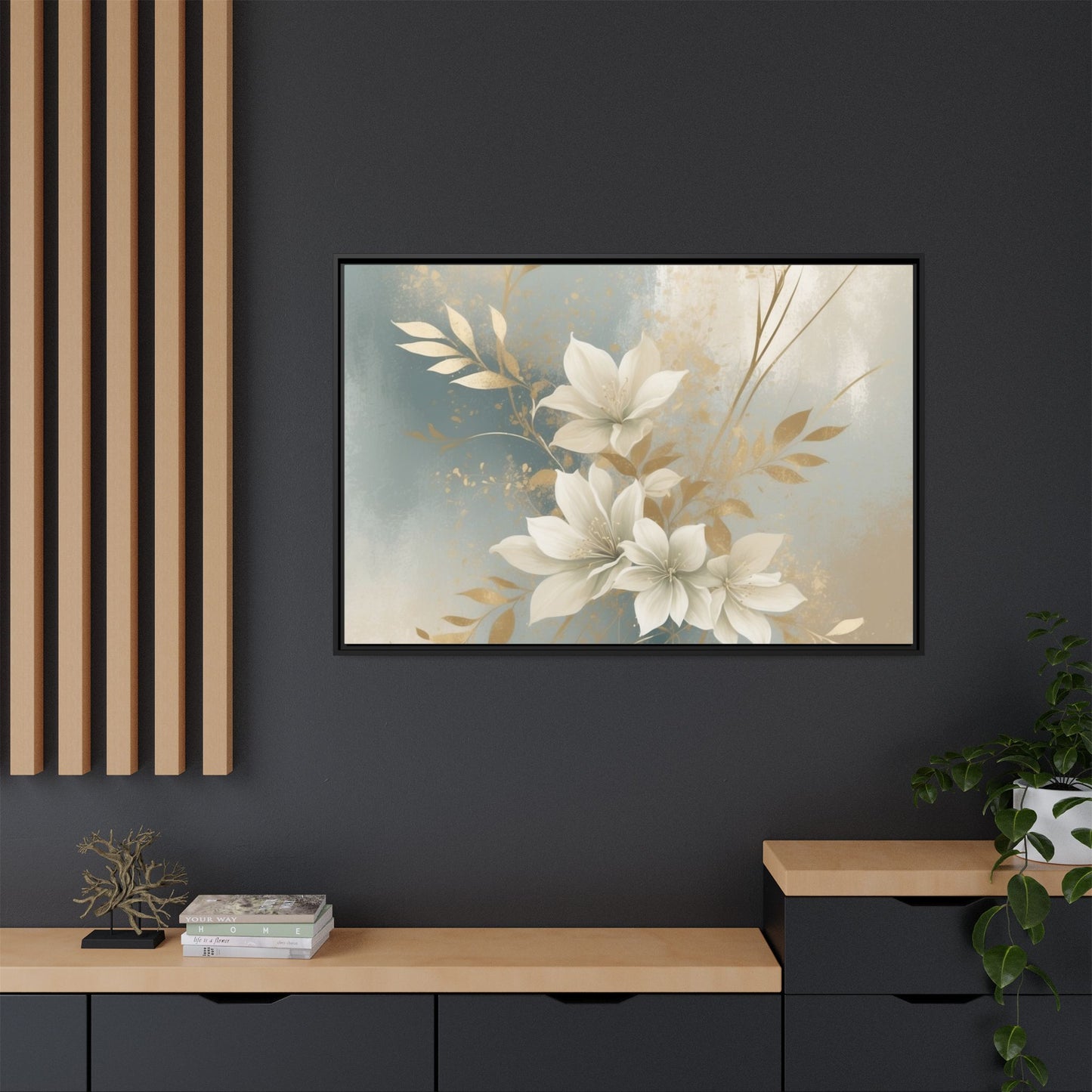 Matte Canvas, Framed (Multi-color)