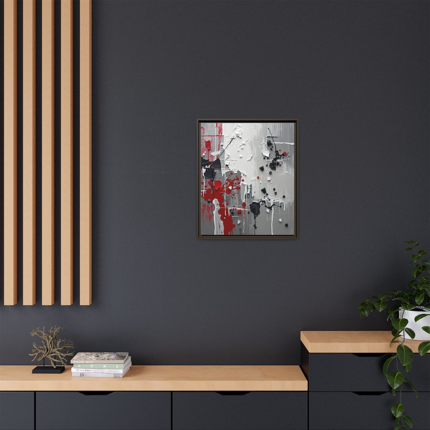 Matte Canvas, Framed (Multi-color)