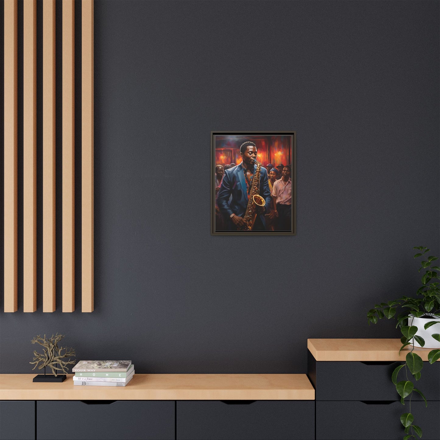 Matte Canvas, Framed (Multi-color)
