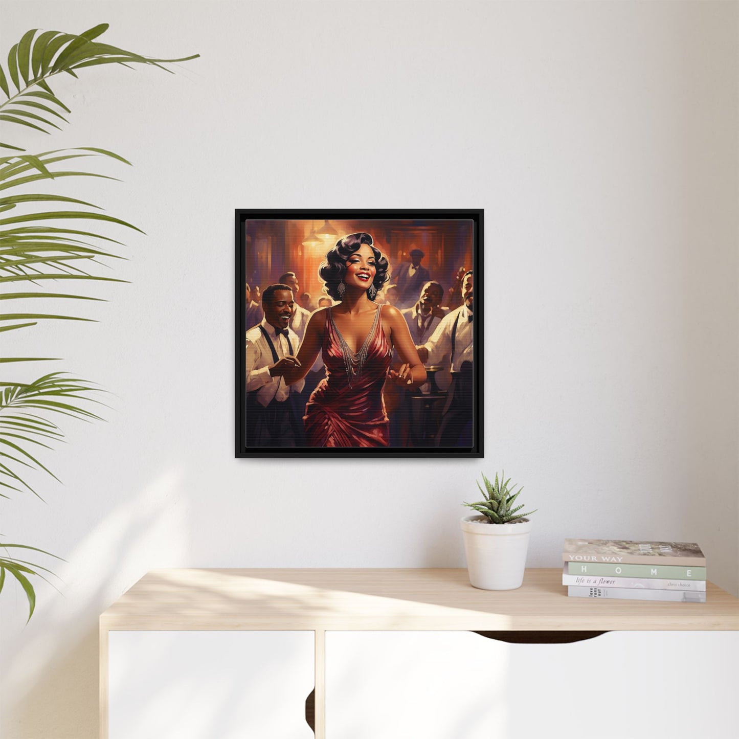 Matte Canvas, Framed (Multi-color)