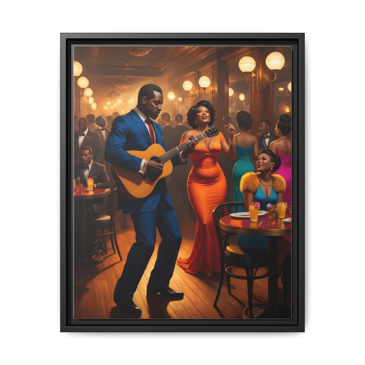 Matte Canvas, Framed (Multi-color)