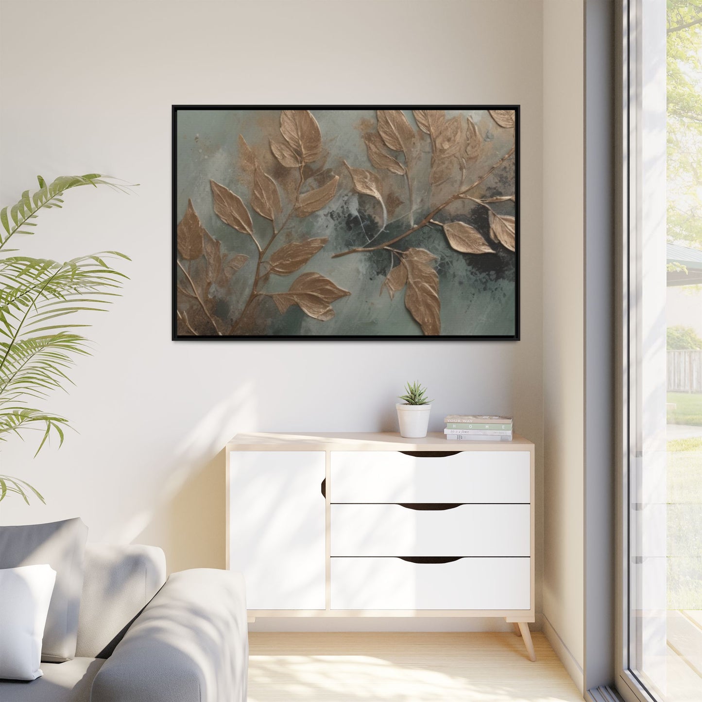Matte Canvas, Framed (Multi-color)