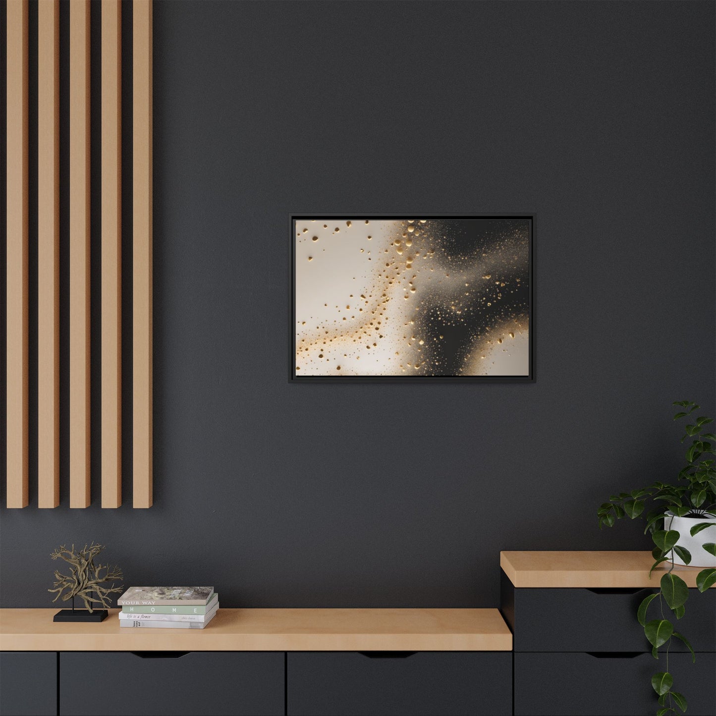 Matte Canvas, Framed (Multi-color)