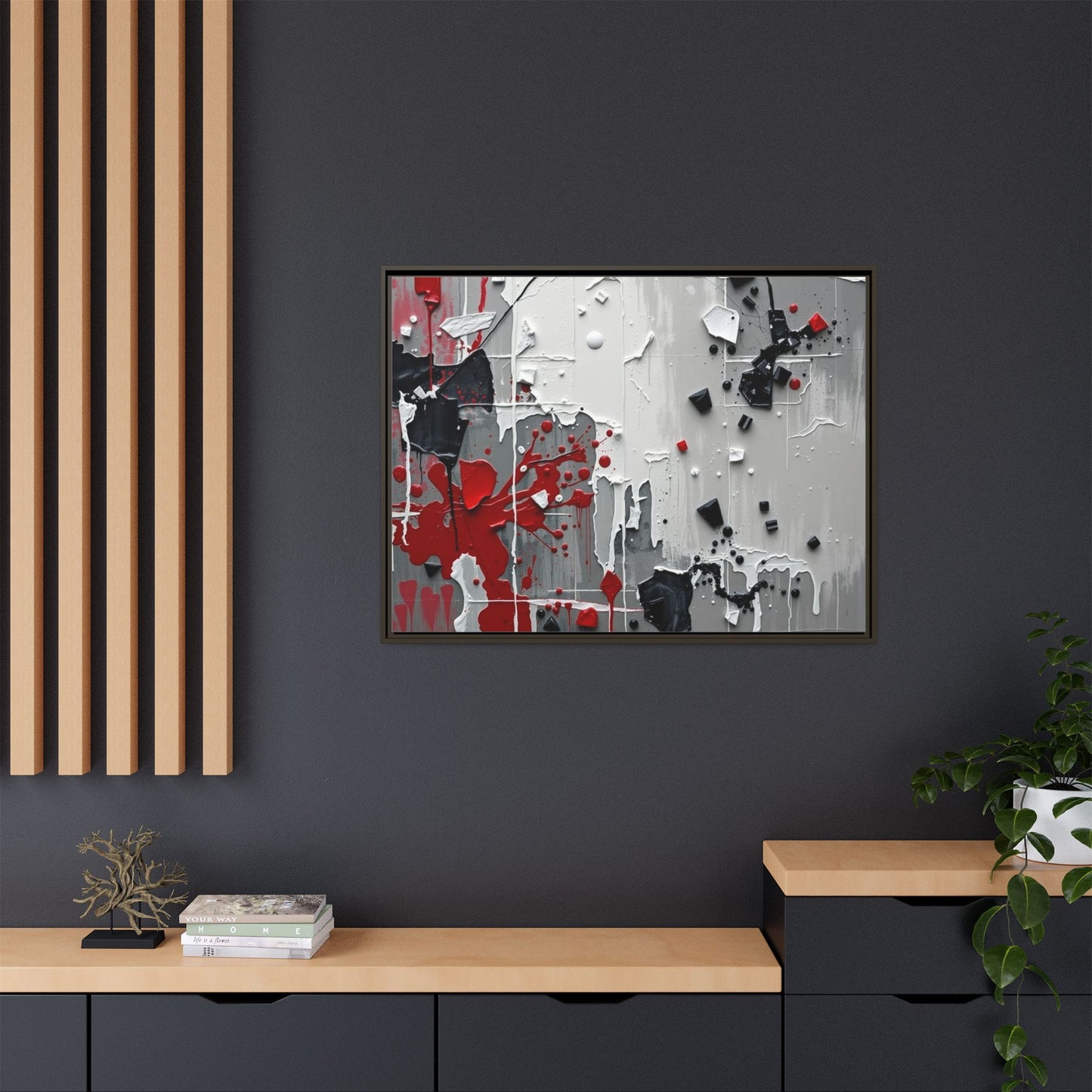 Matte Canvas, Framed (Multi-color)
