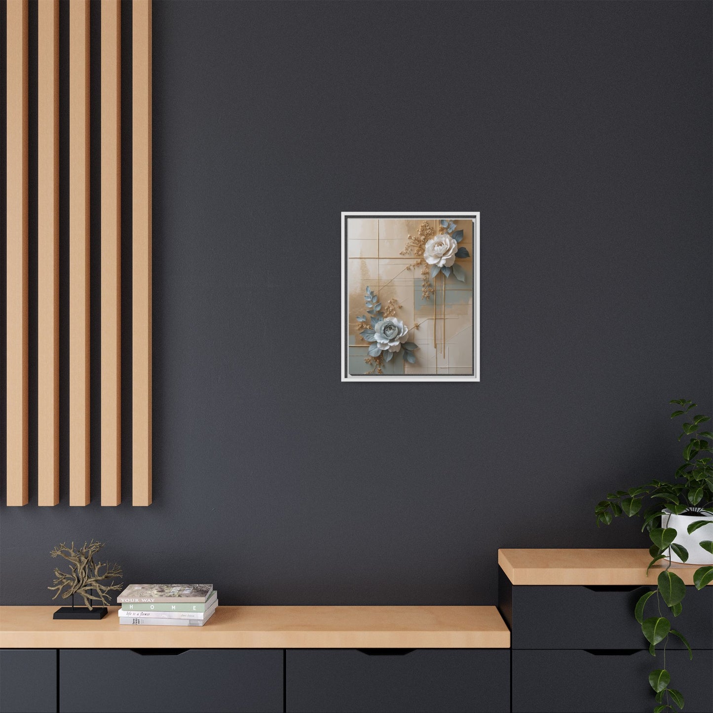 Matte Canvas, Framed (Multi-color)
