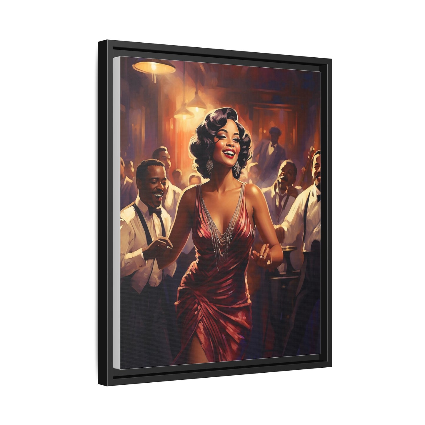Matte Canvas, Framed (Multi-color)