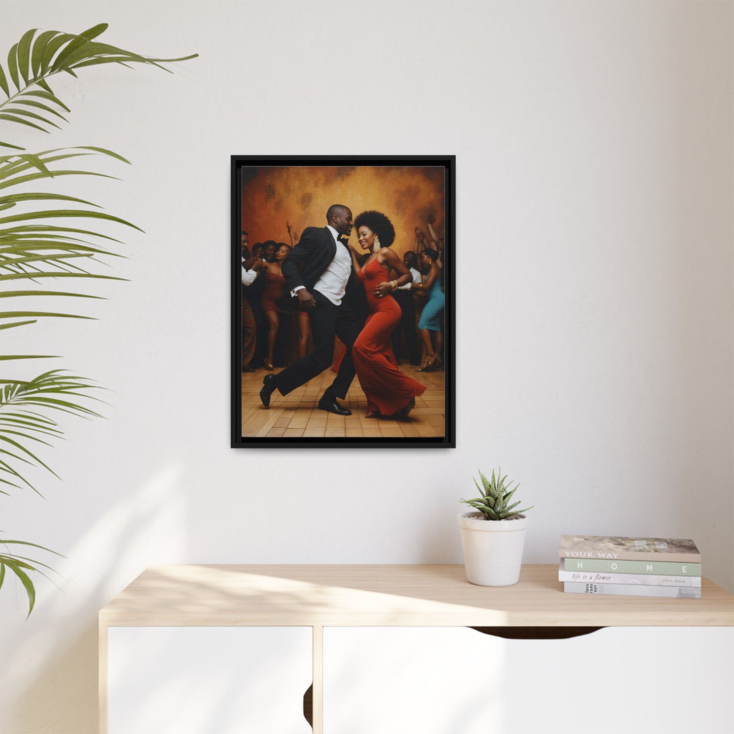 Matte Canvas, Framed (Multi-color)