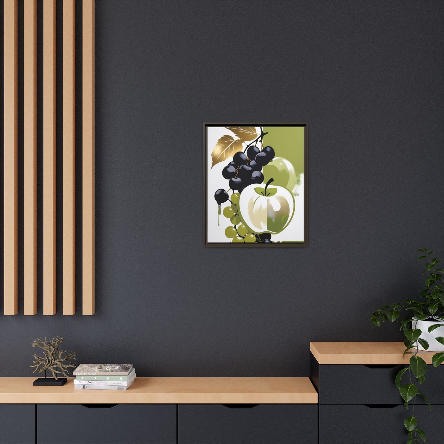 Matte Canvas, Framed (Multi-color)