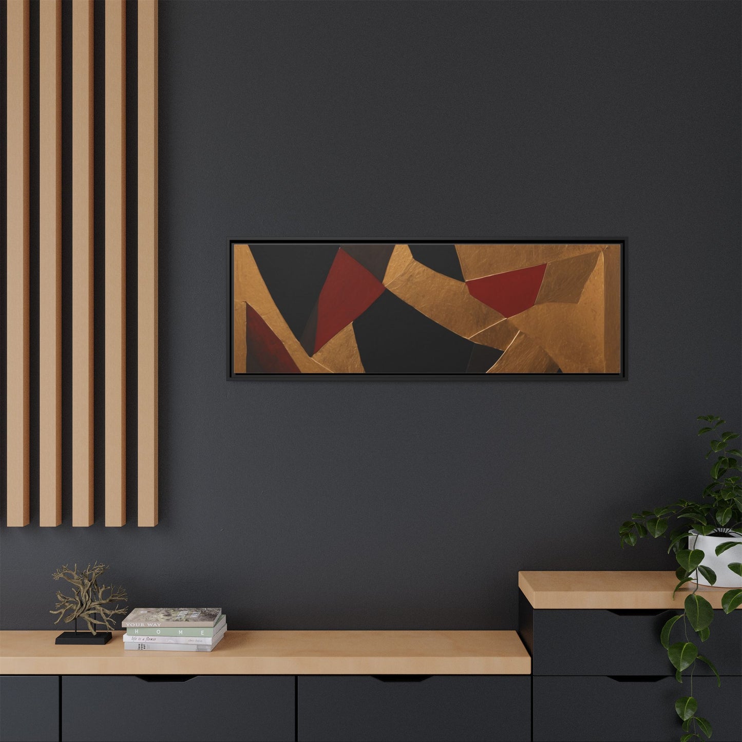 Matte Canvas, Framed (Multi-color)