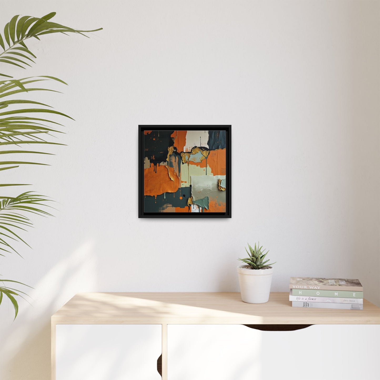 Matte Canvas, Framed (Multi-color)