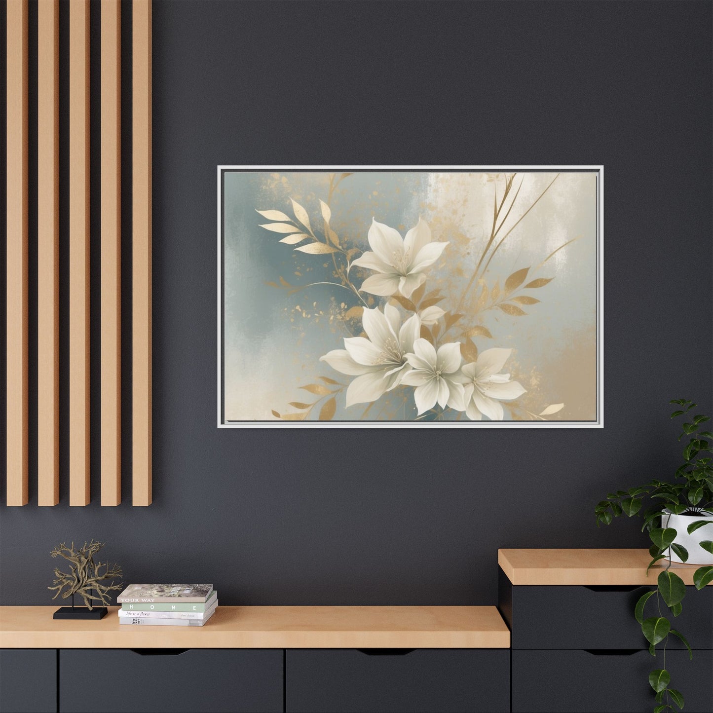 Matte Canvas, Framed (Multi-color)
