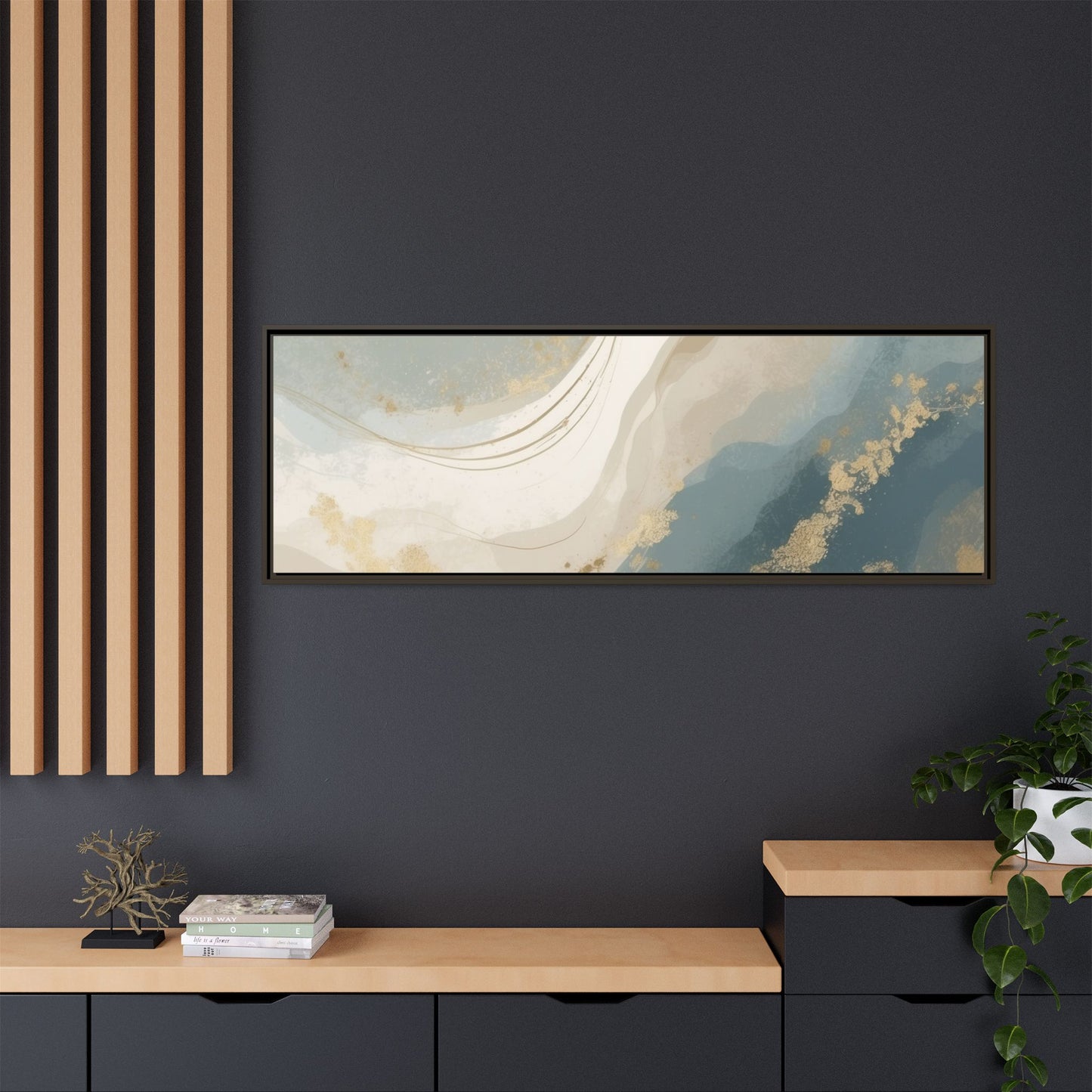 Matte Canvas, Framed (Multi-color)