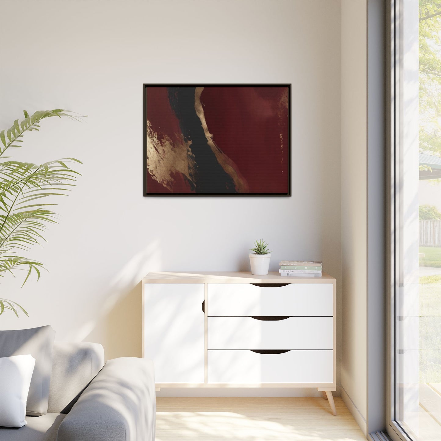 Matte Canvas, Framed (Multi-color)