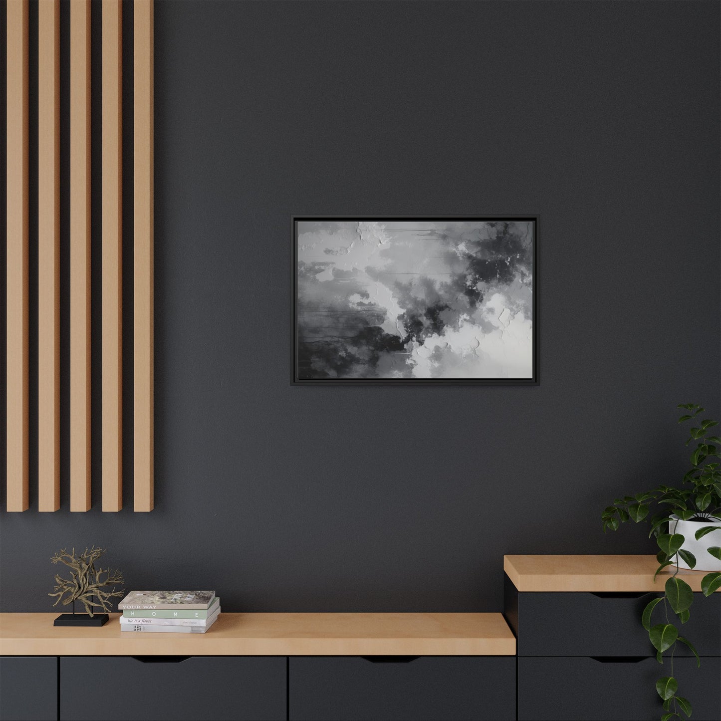 Matte Canvas, Framed (Multi-color)