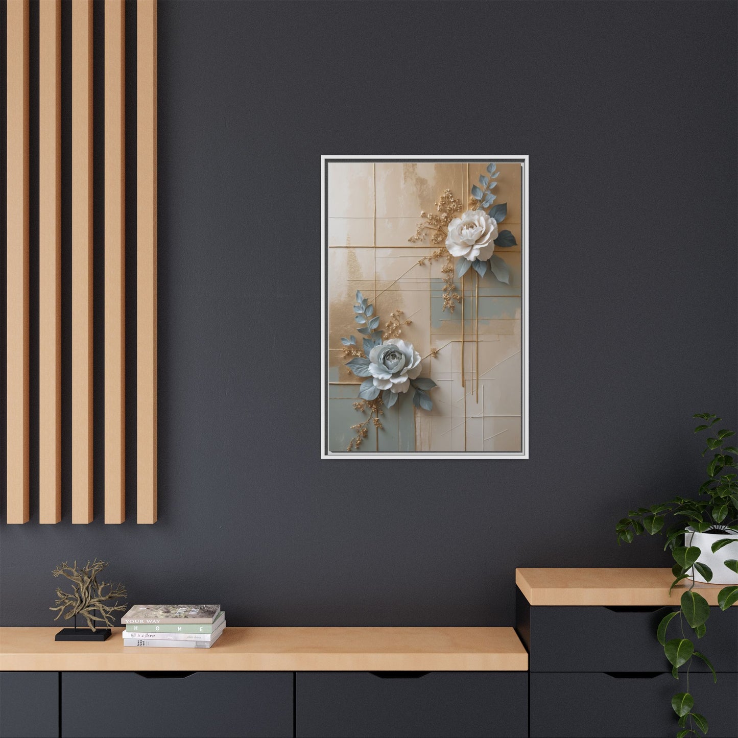 Matte Canvas, Framed (Multi-color)