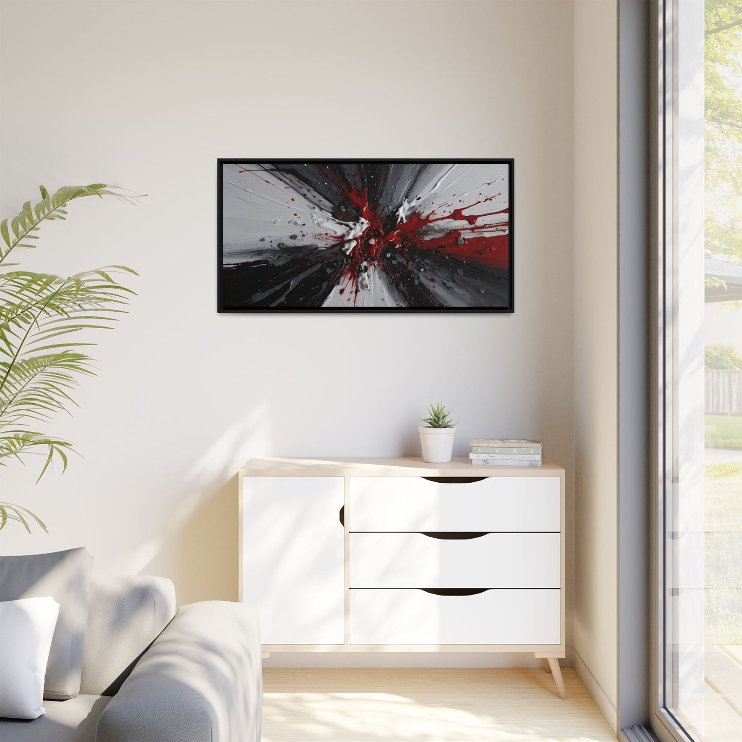 Matte Canvas, Framed (Multi-color)