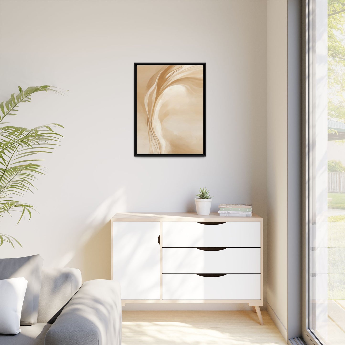 Matte Canvas, Framed (Multi-color)