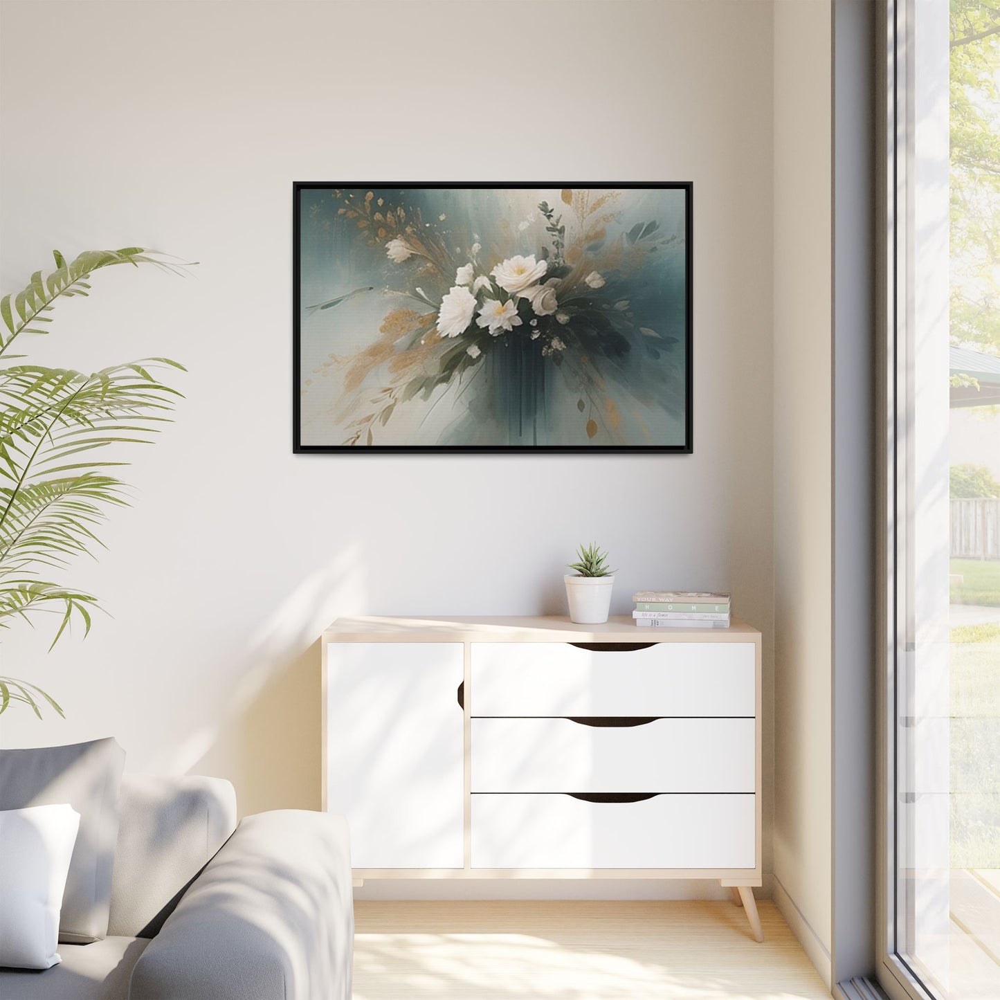 Matte Canvas, Framed (Multi-color)
