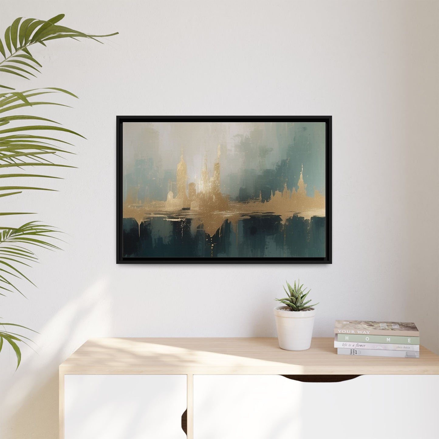Matte Canvas, Framed (Multi-color)