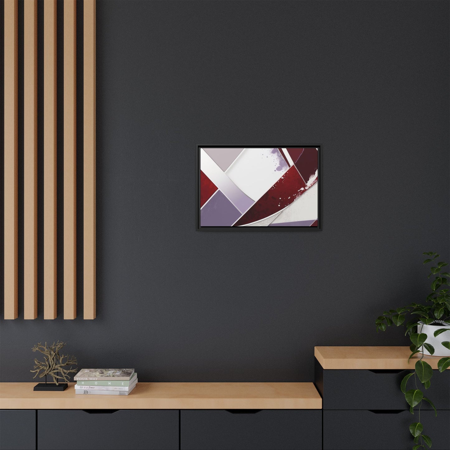 Matte Canvas, Framed (Multi-color)