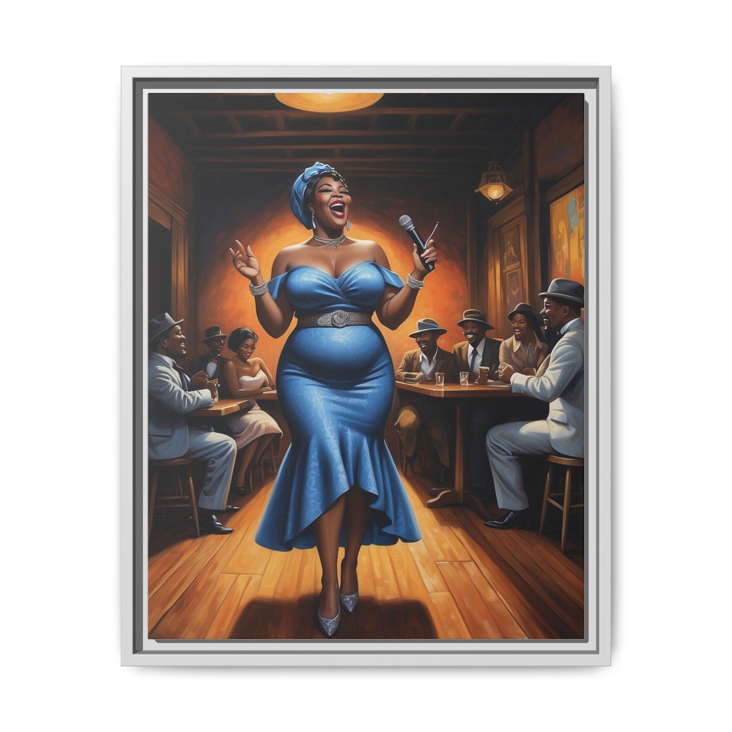 Matte Canvas, Framed (Multi-color)