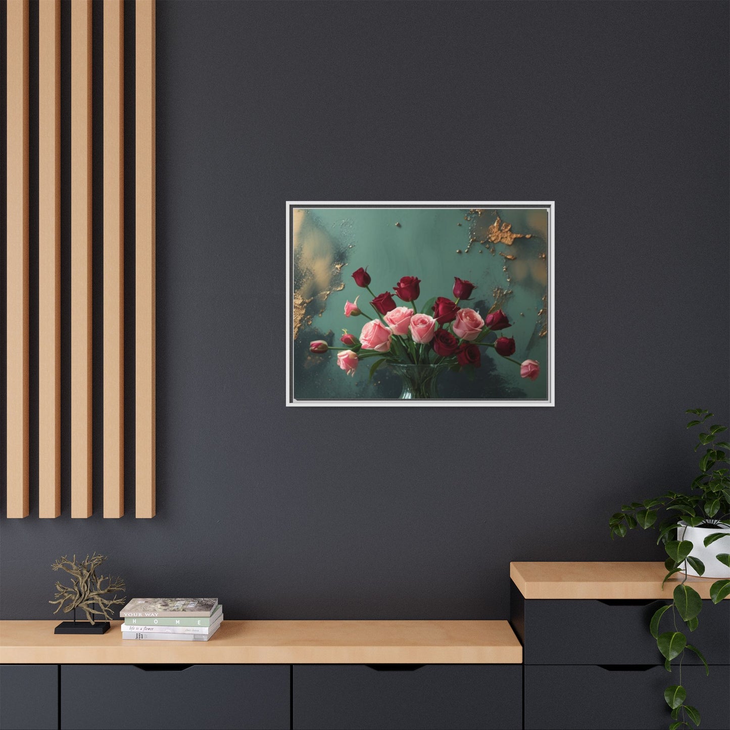 Matte Canvas, Framed (Multi-color)
